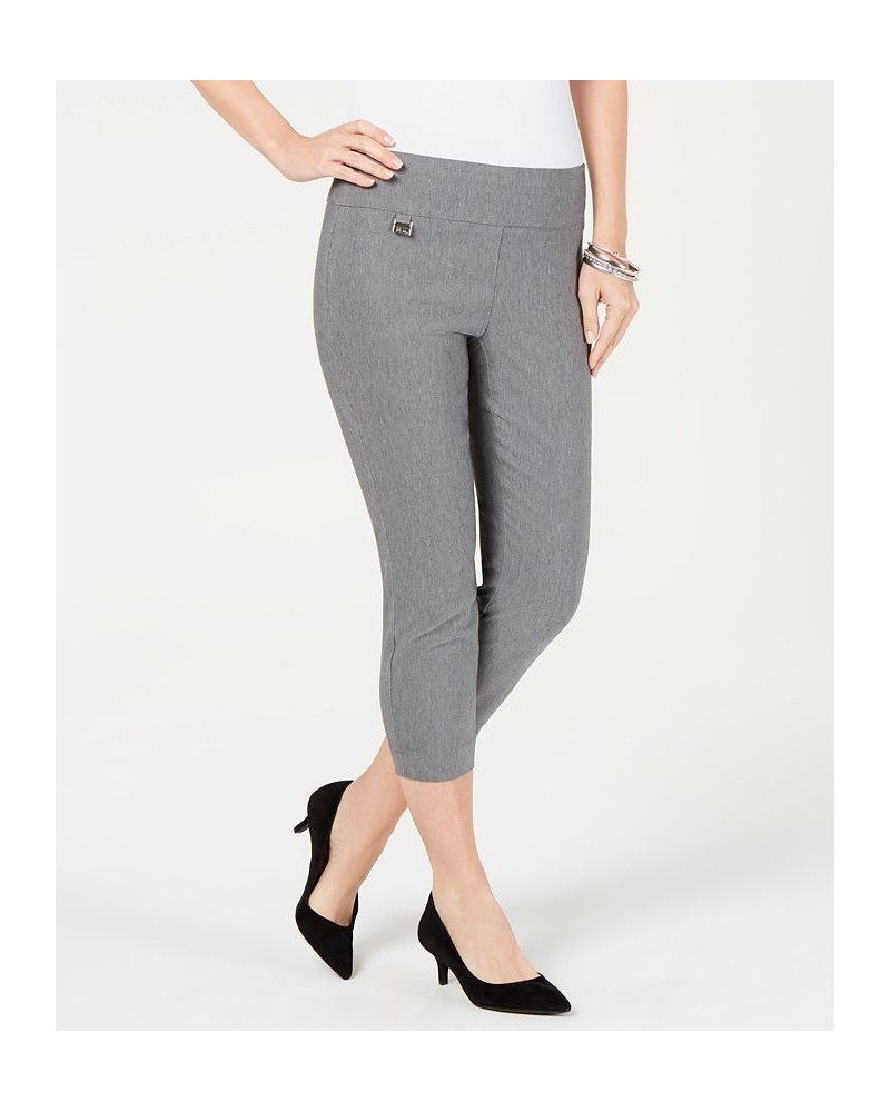 Women's Essential Pull-On Capri with Tummy-Control Modern Blue $16.80 Pants