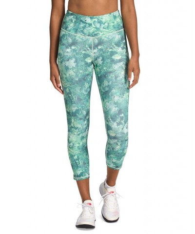 Women's Performance Essential Cropped Leggings Green $29.25 Pants