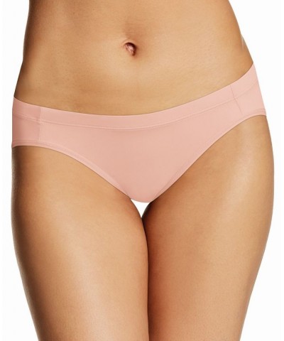 Women's Barely There Invisible Look Bikini DMBTBK Sheer Pale Pink $9.08 Panty