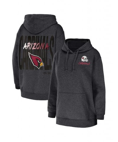 Women's Heather Charcoal Arizona Cardinals Fleece Pullover Hoodie Heather Charcoal $32.80 Sweatshirts