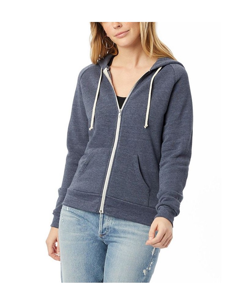 Alternative Apparel Adrian Eco-Fleece Women's Zip Hoodie Navy $40.50 Sweatshirts