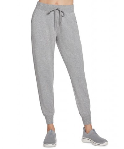 Women's SKECHLUXE™ Restful Crewneck & Drawstring Jogger Pants Heather Grey $13.50 Pants