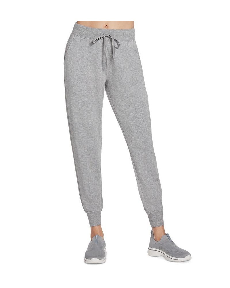 Women's SKECHLUXE™ Restful Crewneck & Drawstring Jogger Pants Heather Grey $13.50 Pants