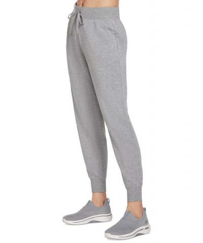 Women's SKECHLUXE™ Restful Crewneck & Drawstring Jogger Pants Heather Grey $13.50 Pants