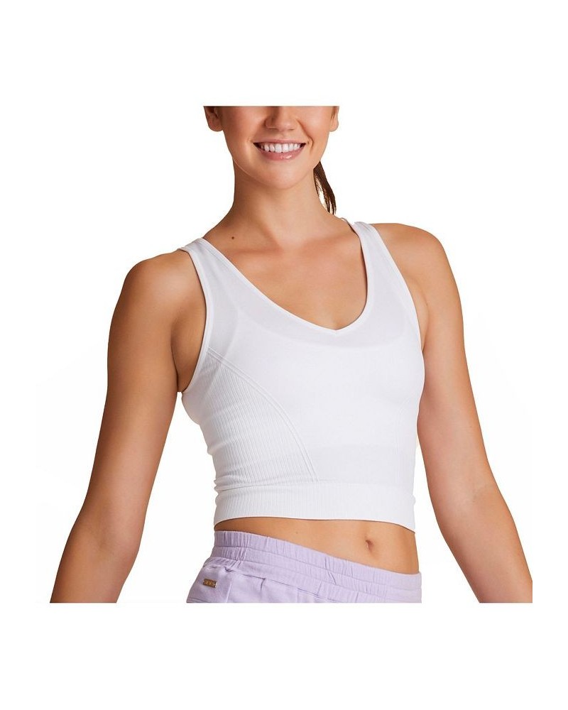 Women's Seamless Crop Tank White $34.32 Tops