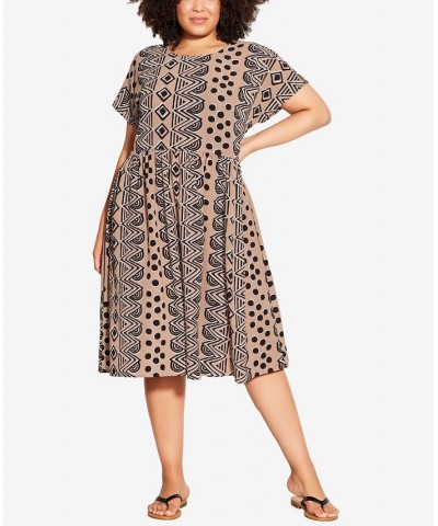 Plus Size Doll Up Print Dress Viva La Vida $33.13 Dresses