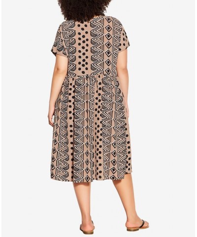 Plus Size Doll Up Print Dress Viva La Vida $33.13 Dresses