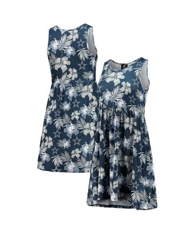 Women's Navy Dallas Cowboys Floral Sundress Navy $31.85 Dresses