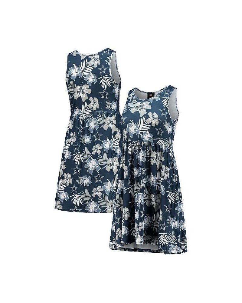 Women's Navy Dallas Cowboys Floral Sundress Navy $31.85 Dresses