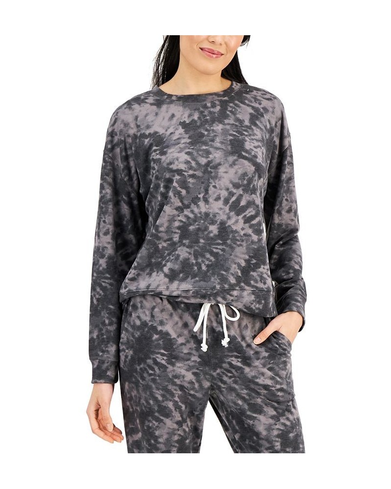 Super Soft Crewneck Pajama Top Gray $12.58 Sleepwear