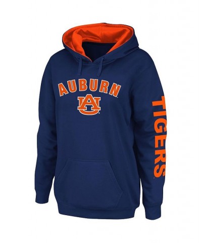 Women's Navy Auburn Tigers Loud and Proud Pullover Hoodie Navy $24.20 Sweatshirts