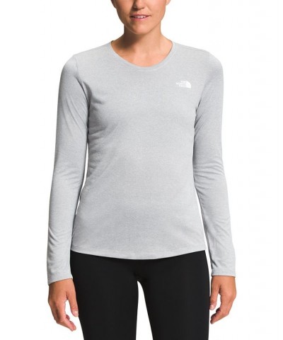 Women's Elevation Long-Sleeve T-Shirt Gray $27.50 Tops