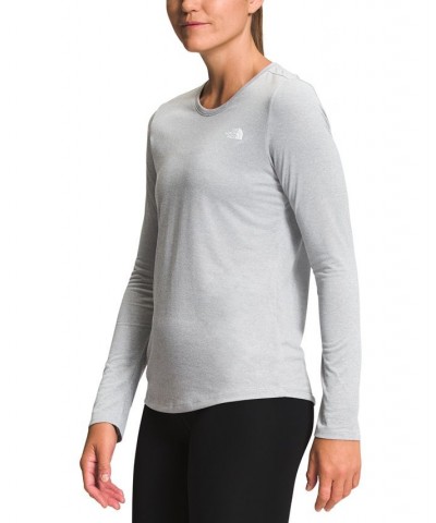 Women's Elevation Long-Sleeve T-Shirt Gray $27.50 Tops