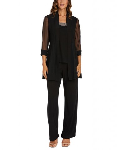 Embellished Layered-Look Pantsuit Purple $64.50 Outfits