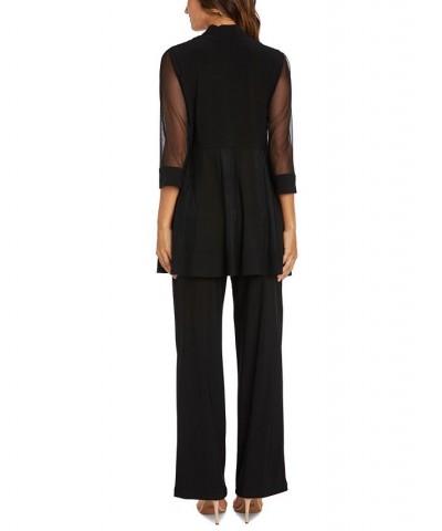 Embellished Layered-Look Pantsuit Purple $64.50 Outfits