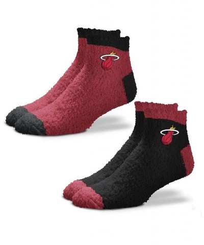 Women's Miami Heat 2-Pack Team Sleep Soft Socks Red $13.44 Socks