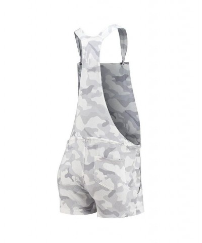 Women's Gray Baltimore Orioles Camo Overall Romper Gray $31.89 Shorts