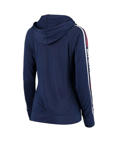 Women's Navy Cleveland Indians Preseason Full-Zip Hoodie Navy $30.80 Sweatshirts