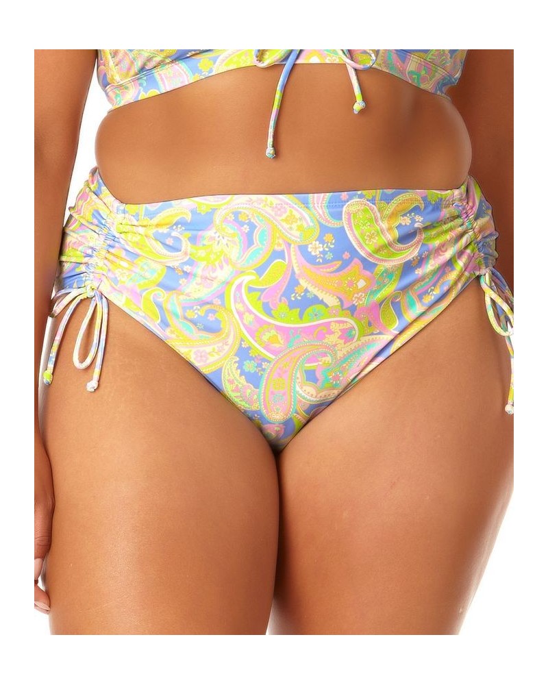 Salt + Cove Plus Size Printed Side-Cinched Swim Bottoms Paisley Print $23.19 Swimsuits