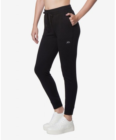 Women's French Terry Jogger Pants Black $22.96 Pants