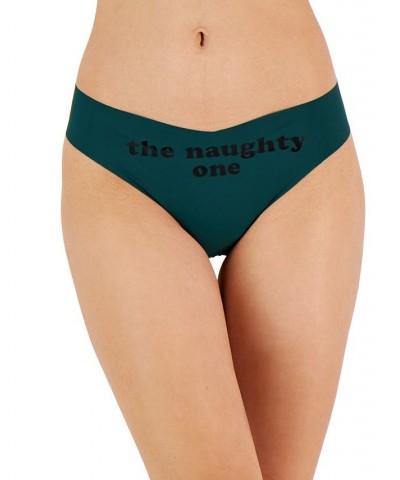 Women's No-Show Thong Underwear Naughty One $9.43 Panty