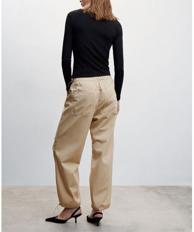 Women's Parachute Pants Sand $49.49 Pants