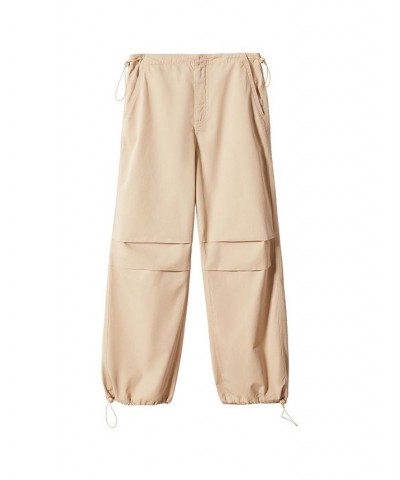 Women's Parachute Pants Sand $49.49 Pants