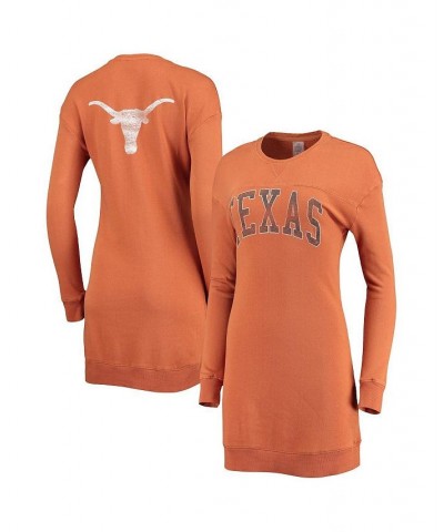 Women's Texas Orange Texas Longhorns 2-Hit Sweatshirt Dress Orange $33.60 Dresses