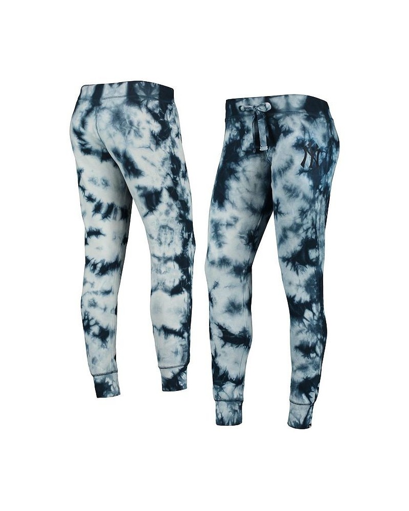 Women's Navy New York Yankees Tie-Dye Jogger Pants Navy $23.10 Pants