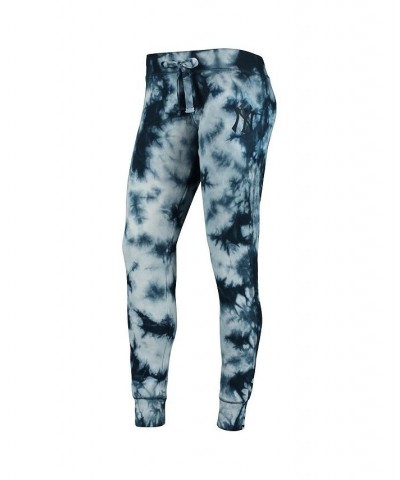 Women's Navy New York Yankees Tie-Dye Jogger Pants Navy $23.10 Pants