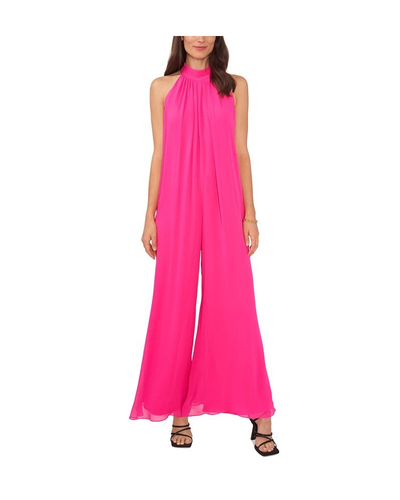 Women's Halter Jumpsuit Pink $34.01 Pants