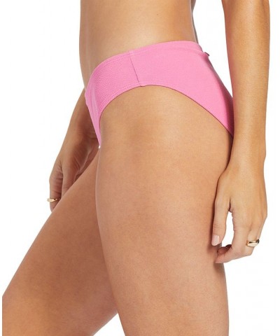 Juniors' Hawaiian Heat Printed Hipster Bottoms Pink $25.20 Swimsuits