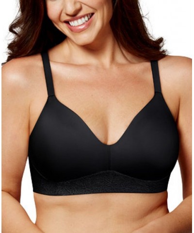 Secrets Women's Ultra Soft Full Coverage ComfortFlex Fit Convertible Wireless Bra US4830 Black $16.51 Bras