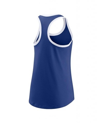 Women's Royal Chicago Cubs Tech Tank Top Royal $21.60 Tops