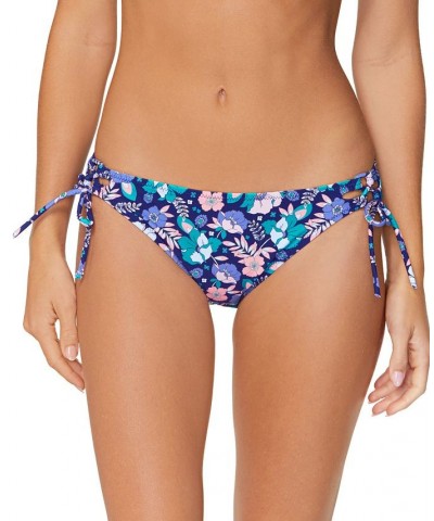 Juniors' Moonshadow Ruched Underwire Bikini Top & Side-Tie Bikini Bottoms Flower Riot Multi $33.04 Swimsuits