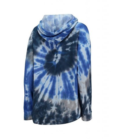 Women's Royal Florida Gators Slow Ride Spiral Tie-Dye Oversized Pullover Hoodie Royal $24.60 Sweatshirts