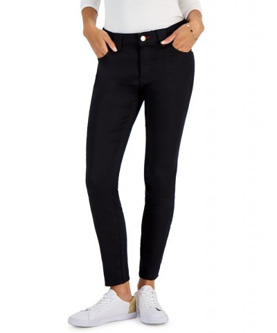 Women's TH Flex Waverly Sateen Skinny Pants Black $28.86 Pants