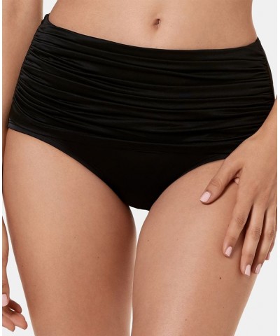 Solid Norma Jean High-Waist Bottoms Black $33.00 Swimsuits