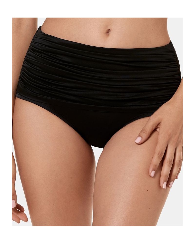 Solid Norma Jean High-Waist Bottoms Black $33.00 Swimsuits