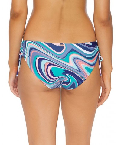 Juniors' Luna Printed Side-Tie Bikini Bottoms Ride The Wave Multi $19.78 Swimsuits