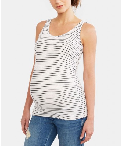 Luxe Rib Knit Maternity Tank Top Multi $14.08 Tops