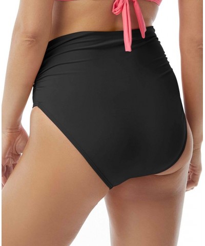 Impulse High-Waist Bikini Bottoms Black $30.08 Swimsuits