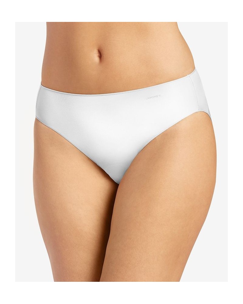 Women's No Panty Line Promise Bikini Underwear 1370 White $8.45 Panty