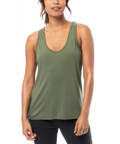 Alternative Apparel Slinky Jersey Women's Tank Top Green $14.74 Tops