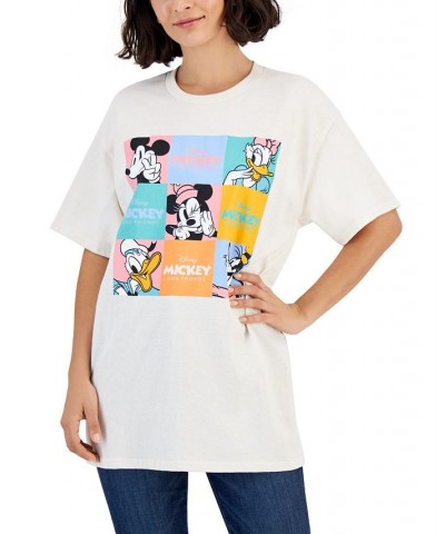 Juniors' Friends Of Mickey Graphic T-Shirt Natural $16.20 Tops