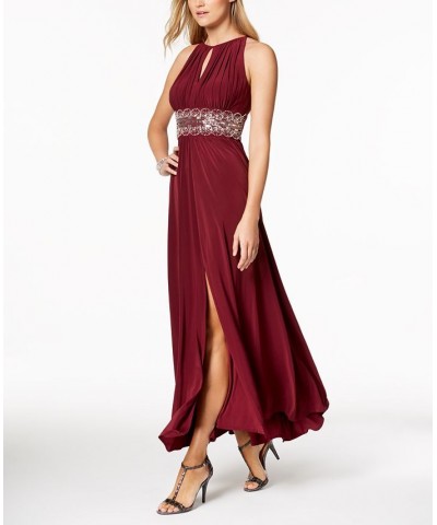 R&M Richards Beaded Gown Red $49.02 Dresses