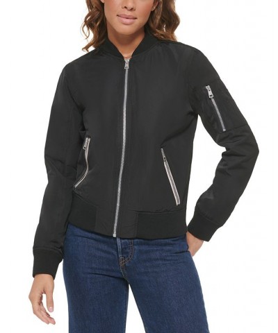 Women's Zip-Detail Bomber Jacket Arden Gree $33.60 Jackets