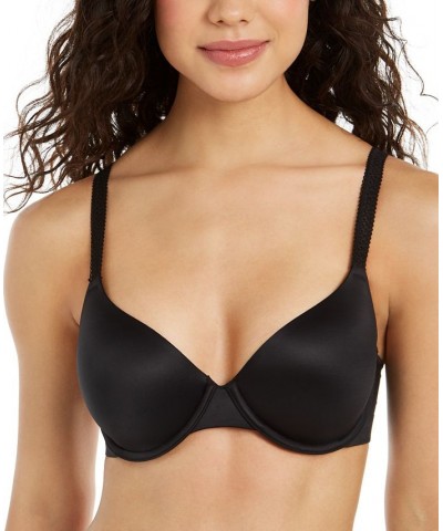 Women's Liquid Touch Lightly Lined Perfect Coverage Bra QF4082 Black $19.55 Bras