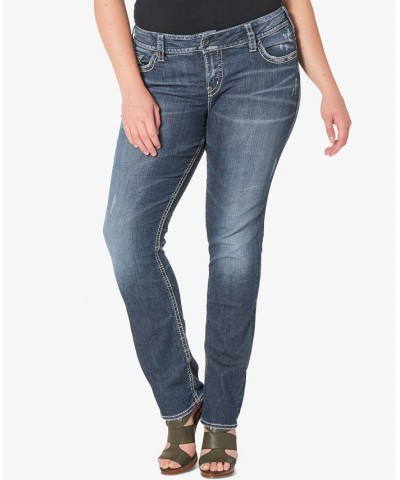 Plus Size Suki Straight-Leg Jeans Indigo $38.37 Jeans