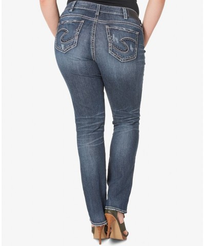 Plus Size Suki Straight-Leg Jeans Indigo $38.37 Jeans